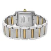 Back View Of Screwback Back Case And Closed Stainless Steel,Gold Band Of Cartier W51005Q4 Watch Pre Owned Condition
