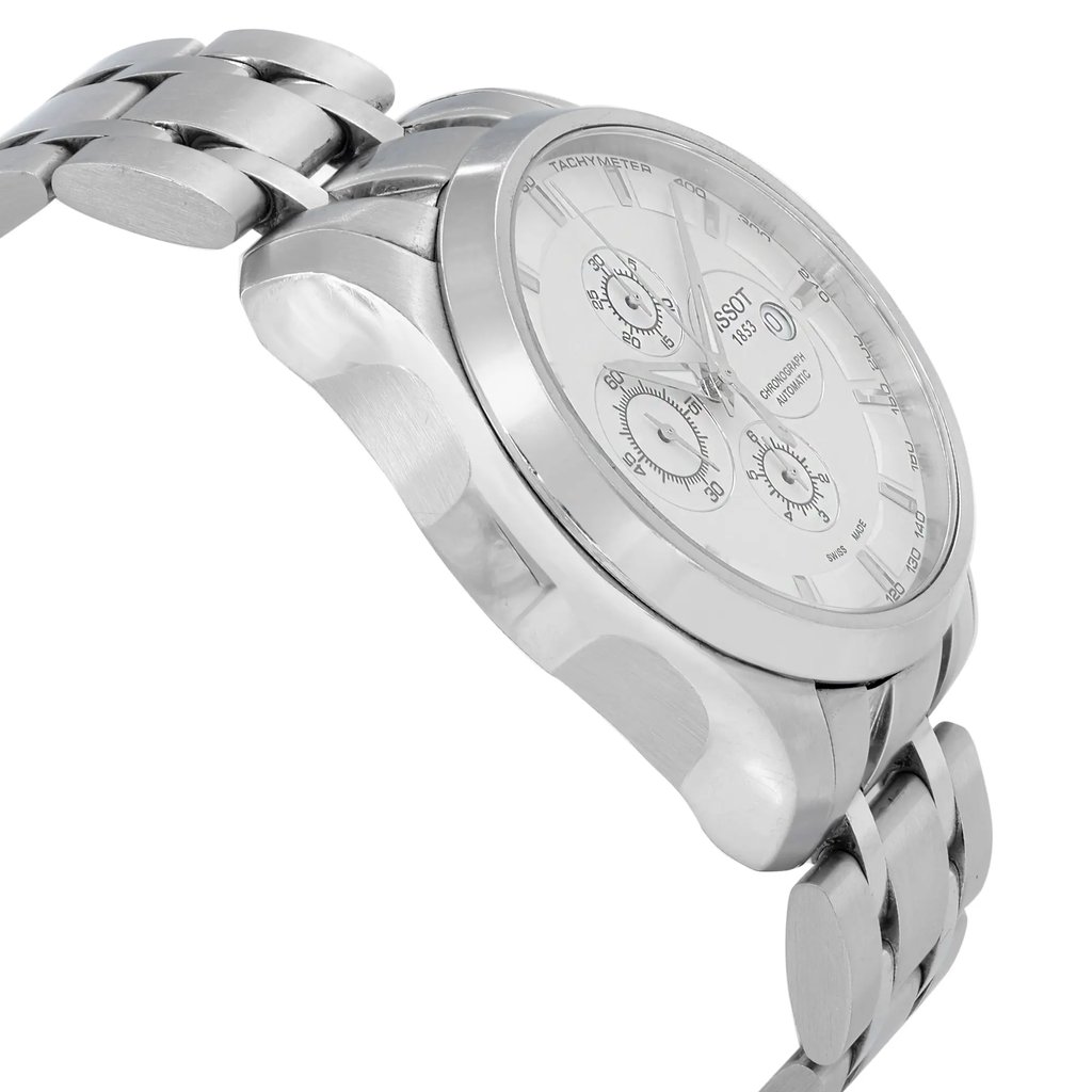 View Of Opposite Crown Facing Side Of Tissot T035.627.11.031.00 Stainless Steel Watch Pre Owned Condition