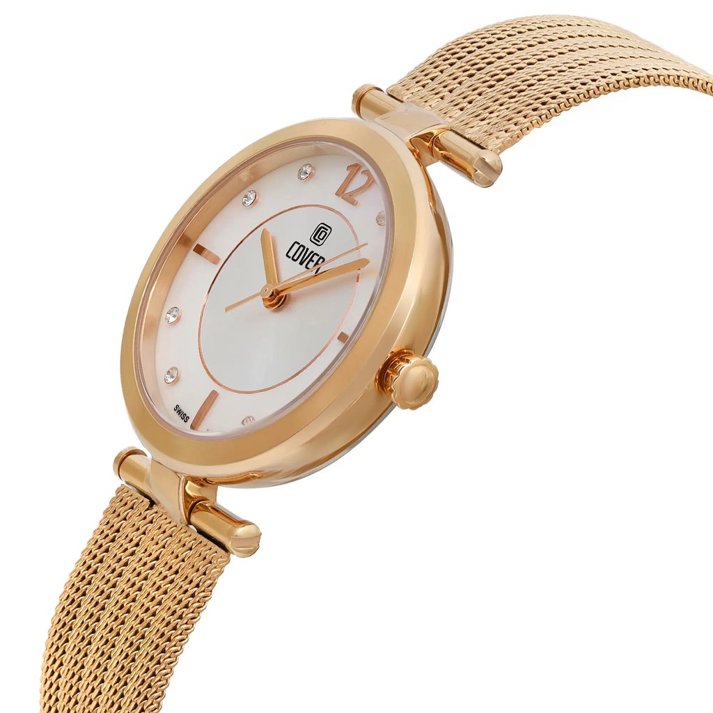 View Of Crown Facing Side Of COVER CO193.04 Stainless Steel Watch Pre Owned Condition