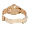 Back View Of Solid Back Case And Open Yellow Gold Band Of Rolex 16628 Watch Pre Owned Condition