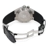 Back View Of Screwback Back Case And Open Leather Band Of Vacheron Constantin 49150/000W Watch Pre Owned Condition