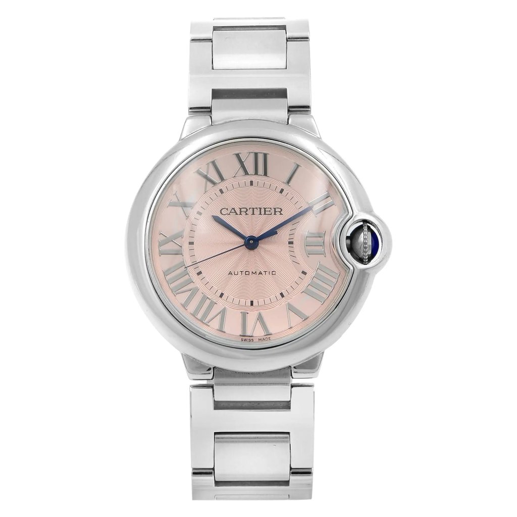 Front Full View Of Cartier W6920041 Stainless Steel Watch Display Model Condition {Product Condition}