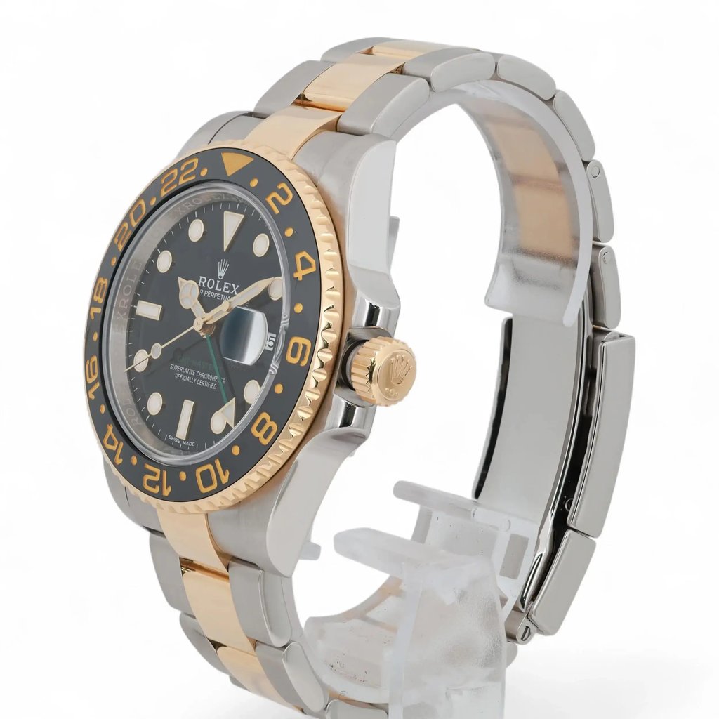 View Of Crown Facing Side Of Rolex 116713LN Stainless Steel Watch Pre Owned Condition