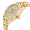 View Of Crown Facing Side Of Rolex 228238 Yellow Gold Watch Pre Owned Condition