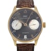 Up Close Front Facing Picture Of IWC IW500118 Rose Gold Watch Pre Owned Condition