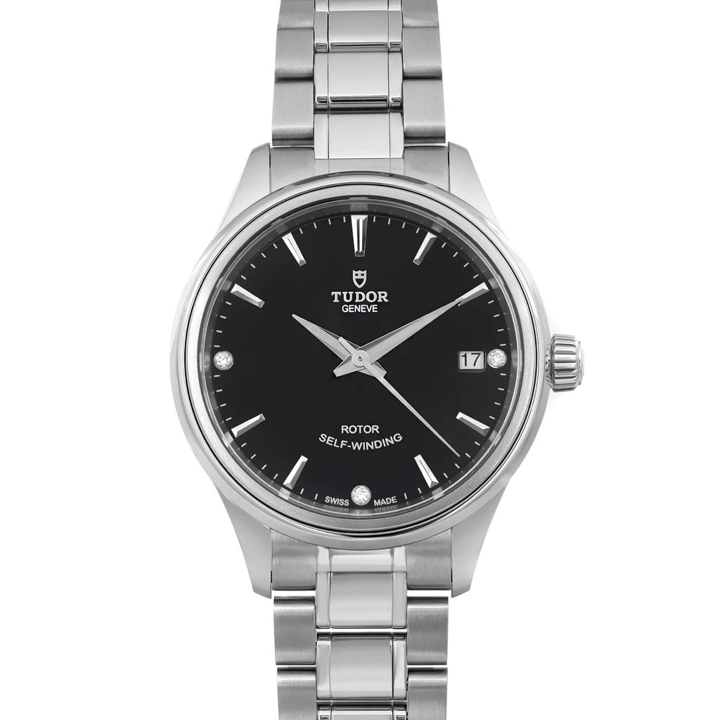 Front Full View Of TUDOR 12300-0004 Stainless Steel Watch Unworn Condition Excellent