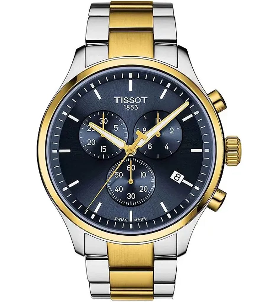 Front Full View Of Tissot T116.617.22.041.00 Stainless Steel Watch Pre Owned Condition Fair