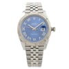 Front Full View Of Rolex 126334 blrj Stainless Steel Watch Pre Owned Condition {Product Condition}