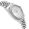 View Of Opposite Crown Facing Side Of Rolex 16220 Stainless Steel Watch Pre Owned Condition