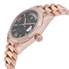 View Of Crown Facing Side Of Rolex 128235-0041 Rose Gold Plated Watch New Condition
