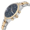 An image of a Wristwatch by Tissot. This Pre Owned item is designed for Men, featuring a Casual style. It has a Quartz movement and an Analog display with a Blue dial color. The indices include 12-Hour Dial,Stick Indexes. The band is made of Stainless Steel and the case is made of Stainless Steel. The watch has a Round shape with a case size of 45 mm and a case thickness of 11 mm.