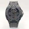 Up Close Front Facing Picture Of Luminox XL.0201.BO Carbon Watch Pre Owned Condition