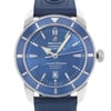 Up Close Front Facing Picture Of Breitling A1732016/C734-205S Stainless Steel Watch Pre Owned Condition
