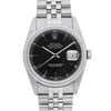 Up Close Front Facing Picture Of Rolex 16234 Stainless Steel Watch Pre Owned Condition