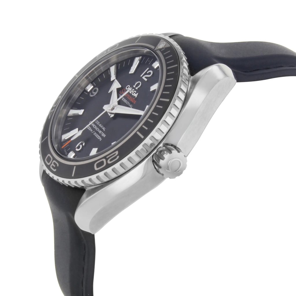 View Of Crown Facing Side Of OMEGA 232.32.42.21.01.003 Stainless Steel Watch New With Defects Condition