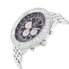 View Of Crown Facing Side Of Breitling A35350 Stainless Steel Watch Pre Owned Condition