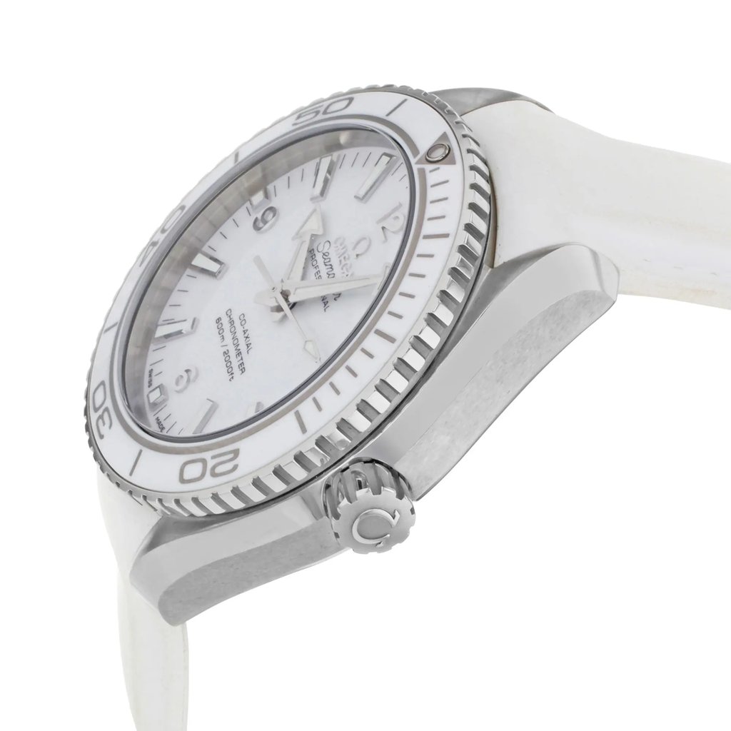 View Of Crown Facing Side Of OMEGA 232.32.42.21.04.001 Stainless Steel Watch Unworn Condition