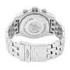Back View Of {Caseback} Back Case And Closed Stainless Steel Band Of Breitling AB014012/Q583-378A Watch Display Model Condition