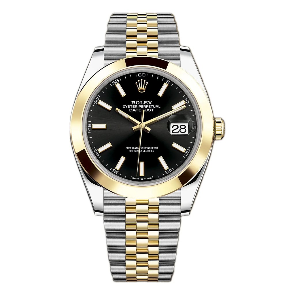 Front Full View Of Rolex 126303-0014 Stainless Steel Watch Unworn Condition {Product Condition}