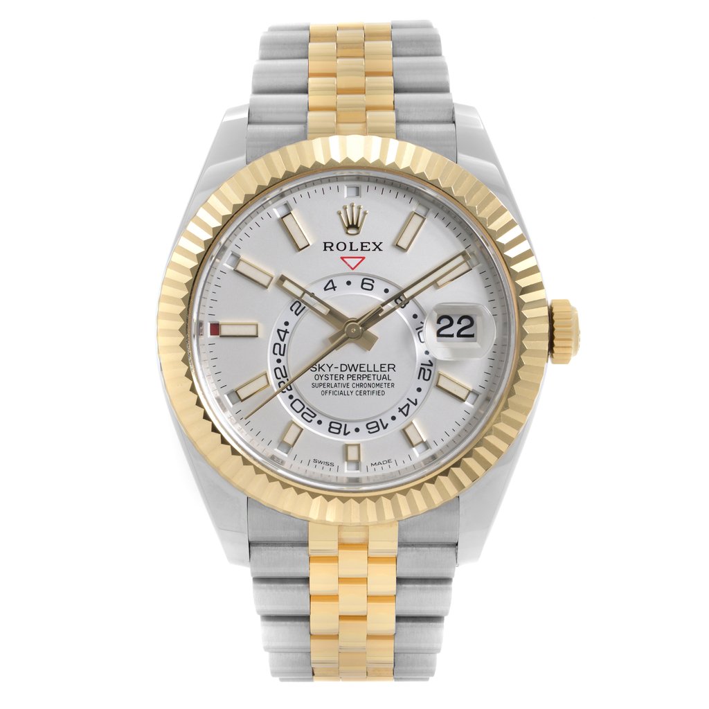 Front Full View Of Rolex 326933 Stainless Steel Watch Unworn Condition {Product Condition}