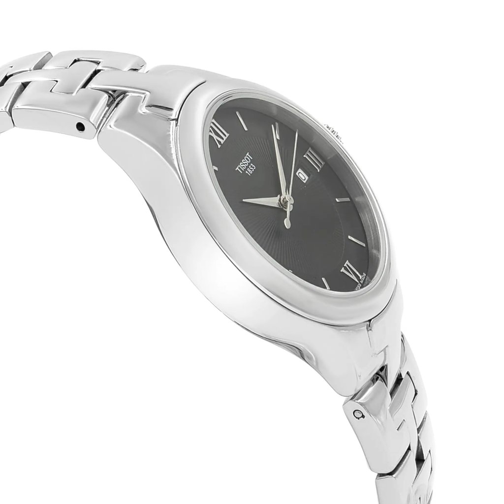 View Of Opposite Crown Facing Side Of Tissot T082.210.11.058.00 Stainless Steel Watch Pre Owned Condition