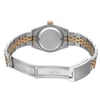 Back View Of Solid Back Case And Open Stainless Steel Band Of Rolex 69173 Watch Pre Owned Condition
