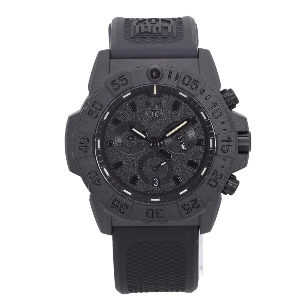 Front Full View Of Luminox XS.3581.BO Carbonox Watch Pre Owned Condition Excellent