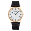Front Full View Of Patek Philippe 3520D Yellow Gold Watch Pre Owned Condition Excellent
