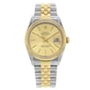Front Full View Of Rolex 16233 Stainless Steel Watch Pre Owned Condition {Product Condition}