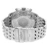 Back View Of {Caseback} Back Case And Closed Stainless Steel Band Of Breitling A2432212/G571-SS Watch Pre Owned Condition