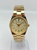 An image of a Wristwatch by Michael Kors. This New With Defects item is designed for Women, featuring a Classic,Dress/Formal style. It has a Quartz movement and an Analog display with a Champagne dial color. The indices include 12-Hour Dial,Seconds Hand,Stick Indexes. The band is made of Stainless Steel and the case is made of Stainless Steel. The watch has a Round shape with a case size of 36 mm and a case thickness of 8 mm.