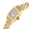 View Of Crown Facing Side Of Cartier W25063X9 Gold 18kt Watch Unworn Condition