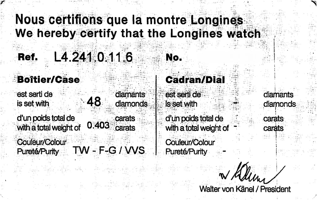 7th image of Longines L4.241.0.11.6 Wristwatch, DisplayModel condition