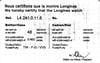 7th image of Longines L4.241.0.11.6 Wristwatch, DisplayModel condition