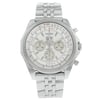 Front Full View Of Breitling A4436412-G679SS Stainless Steel Watch Display Model Condition {Product Condition}