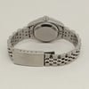 Back View Of Screwback Back Case And Closed Stainless Steel Band Of Rolex 79240 Watch Pre Owned Condition