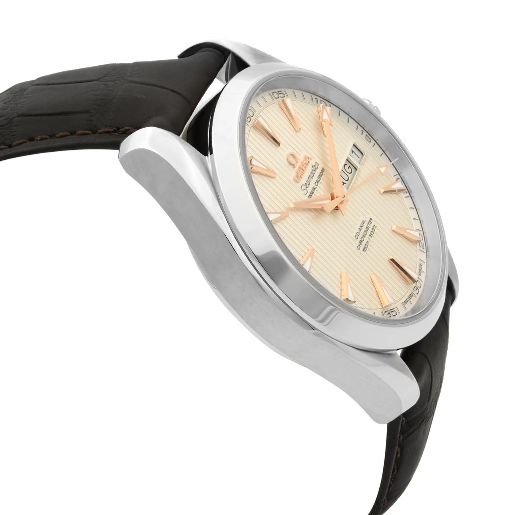 View Of Opposite Crown Facing Side Of OMEGA 231.13.39.22.02.001 Stainless Steel Watch Unworn Condition