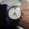 Up Close Front Facing Picture Of Tissot T095.417.11.037.00 Stainless Steel Watch Unworn Condition