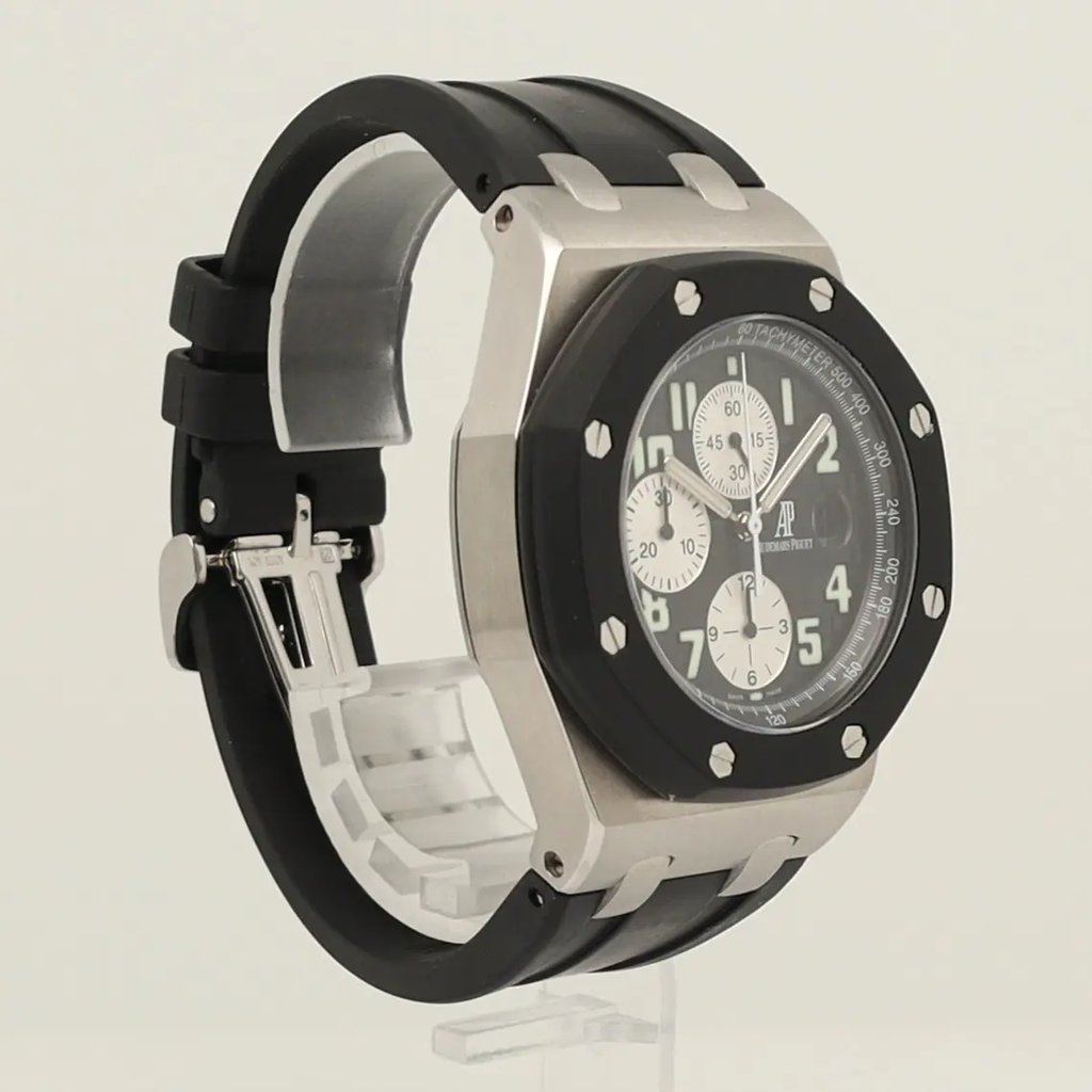 View Of Opposite Crown Facing Side Of Audemars Piguet 25940SK.OO.D002CA.01.A Stainless Steel Watch Pre Owned Condition