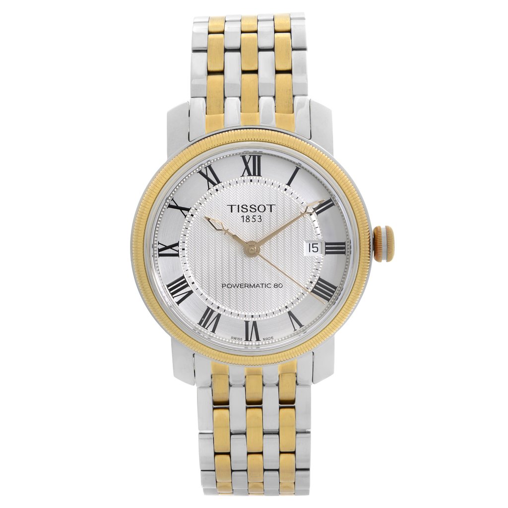 Front Full View Of Tissot T097.407.22.033.00 Stainless Steel Watch Display Model Condition {Product Condition}