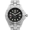 Up Close Front Facing Picture Of Breitling A17360 Stainless Steel Watch Pre Owned Condition