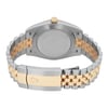 Back View Of Solid Back Case And Closed Stainless Steel,Yellow Gold Band Of Rolex 126303 Watch Unworn Condition