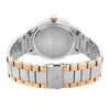 Back View Of Snap Back Case And Closed Stainless Steel Band Of Bulova 98N100 Watch Pre Owned Condition