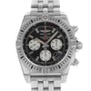 Up Close Front Facing Picture Of Breitling AB01154G/BD13-375A Stainless Steel Watch Display Model Condition