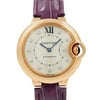 Up Close Front Facing Picture Of Cartier WE902063 Stainless Steel Watch Unworn Condition
