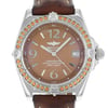 Up Close Front Facing Picture Of Breitling A77346 Stainless Steel Watch Pre Owned Condition