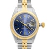 Up Close Front Facing Picture Of Rolex 69173 Stainless Steel Watch Pre Owned Condition