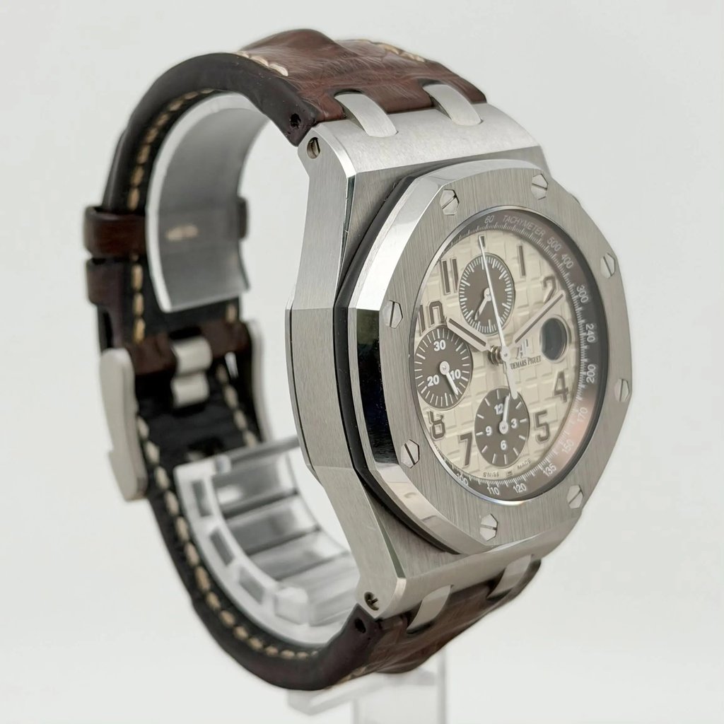 View Of Opposite Crown Facing Side Of Audemars Piguet 26470ST Stainless Steel Watch Pre Owned Condition