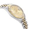 View Of Opposite Crown Facing Side Of Rolex 16233 Stainless Steel Watch Pre Owned Condition