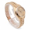 View Of Opposite Crown Facing Side Of Rolex 69178 Yellow Gold Watch Pre Owned Condition